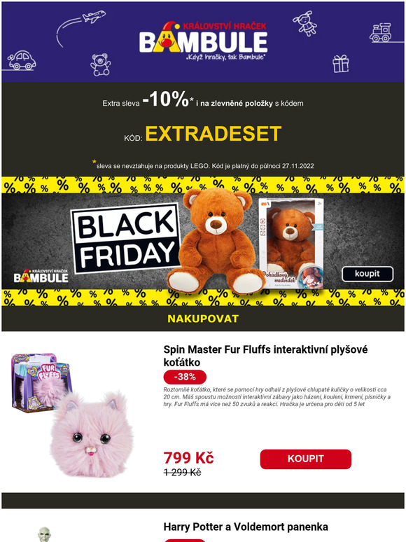EXTRA SLEVA -10% už pouze dnes!!!