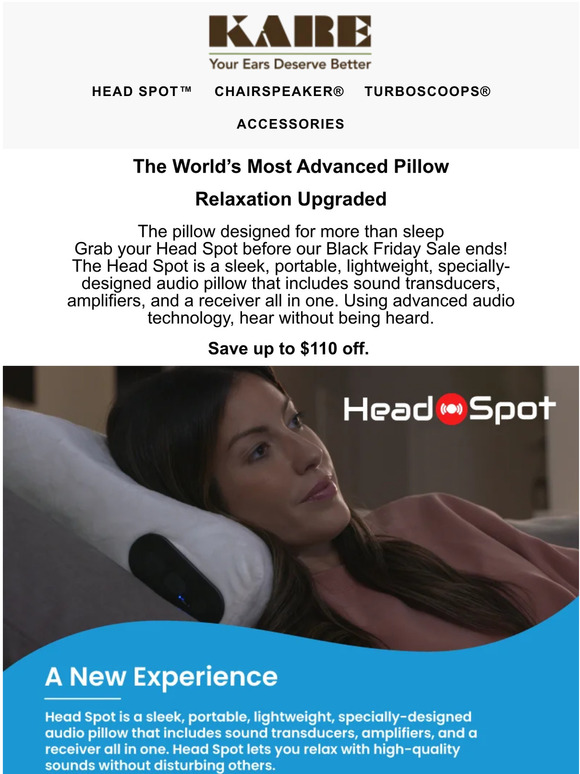 Last chance to SAVE BIG | The Best Audio Pillow Out There