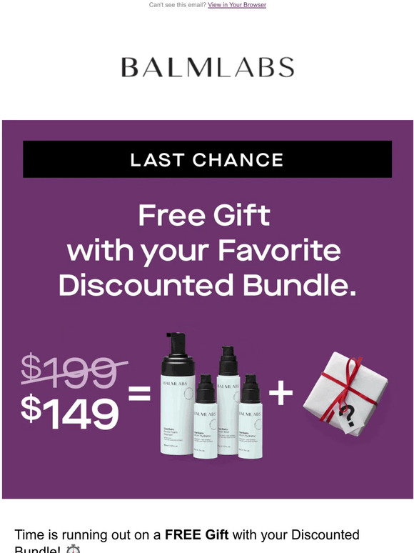 Time is running out on your FREE Gift ⌛️