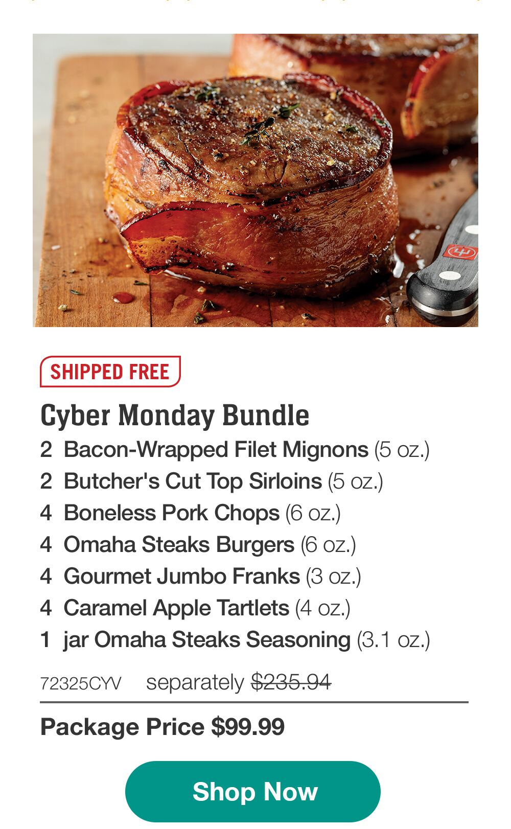 Feel jolly with a free gift! - Omaha Steaks