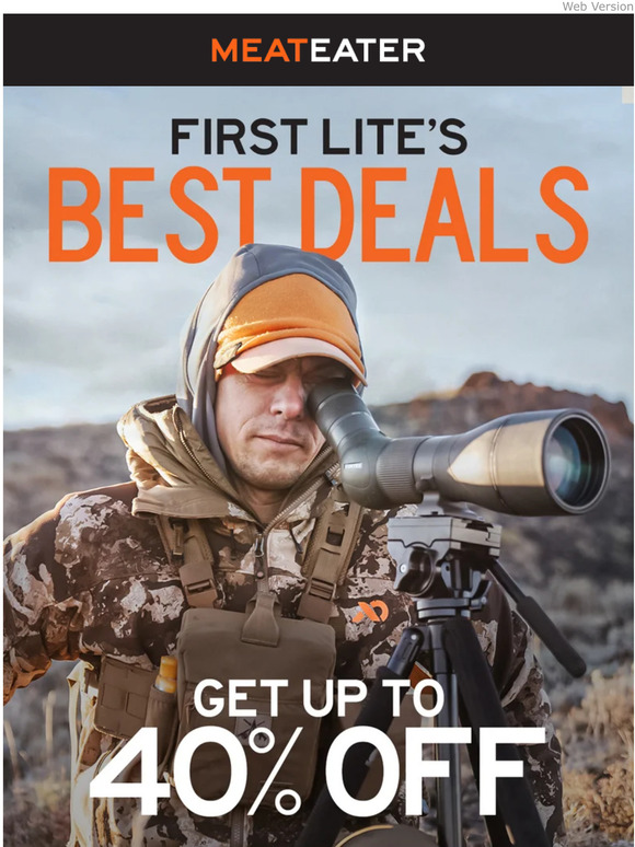 MeatEater Best Deals From First Lite Milled