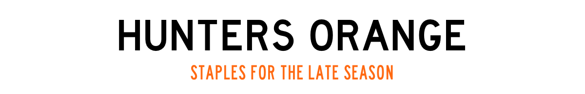 First Lite Hunters Orange