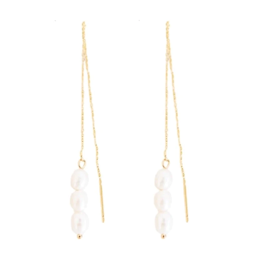 Image of Skinny Pearl Threaders