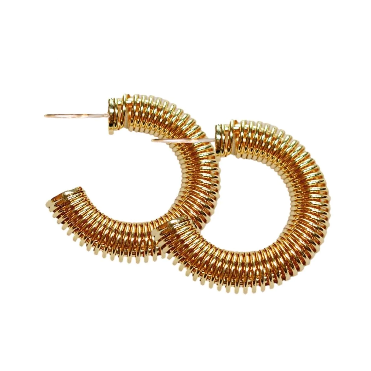 Image of Gold Coil Hoops