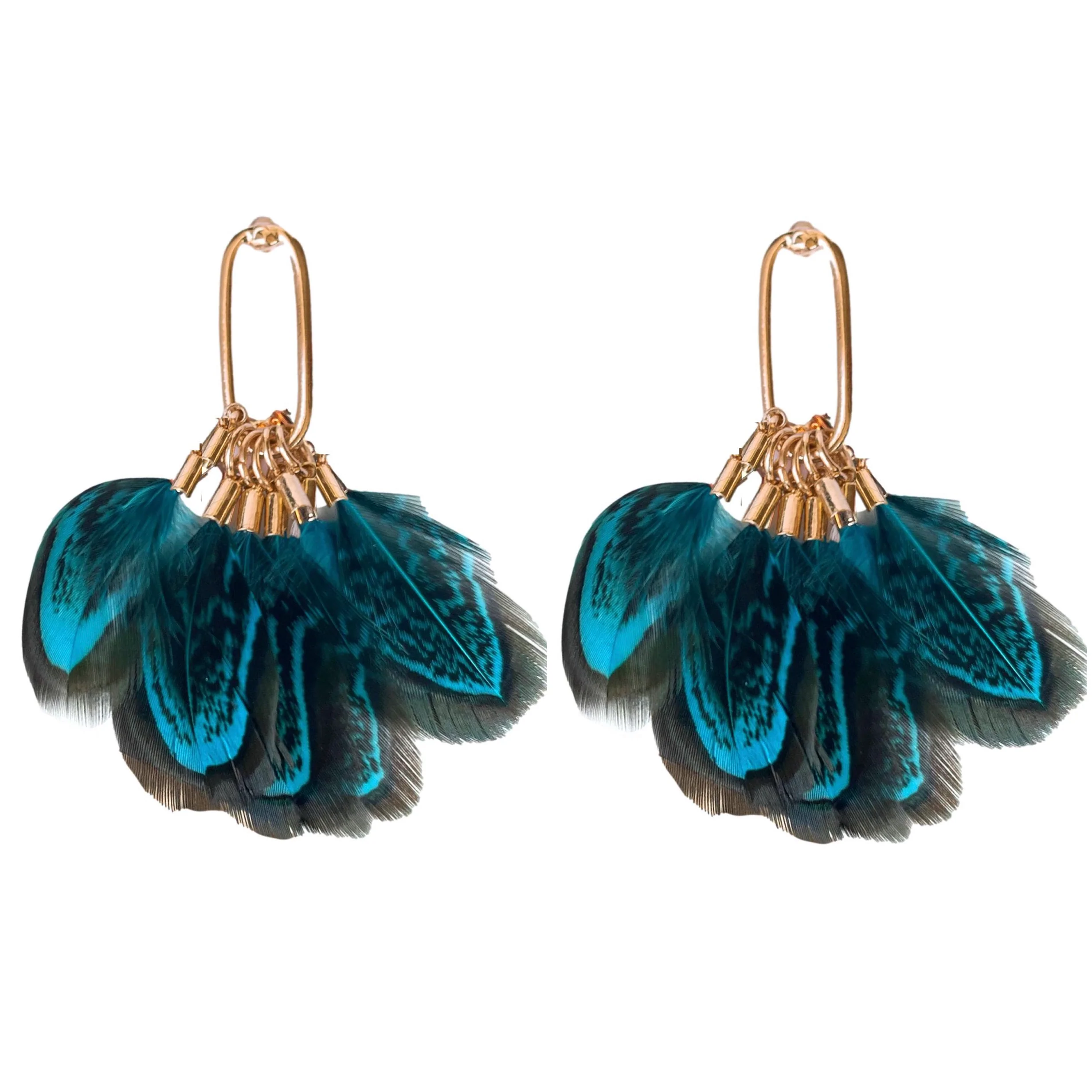 Image of Peacock Feather Tassels