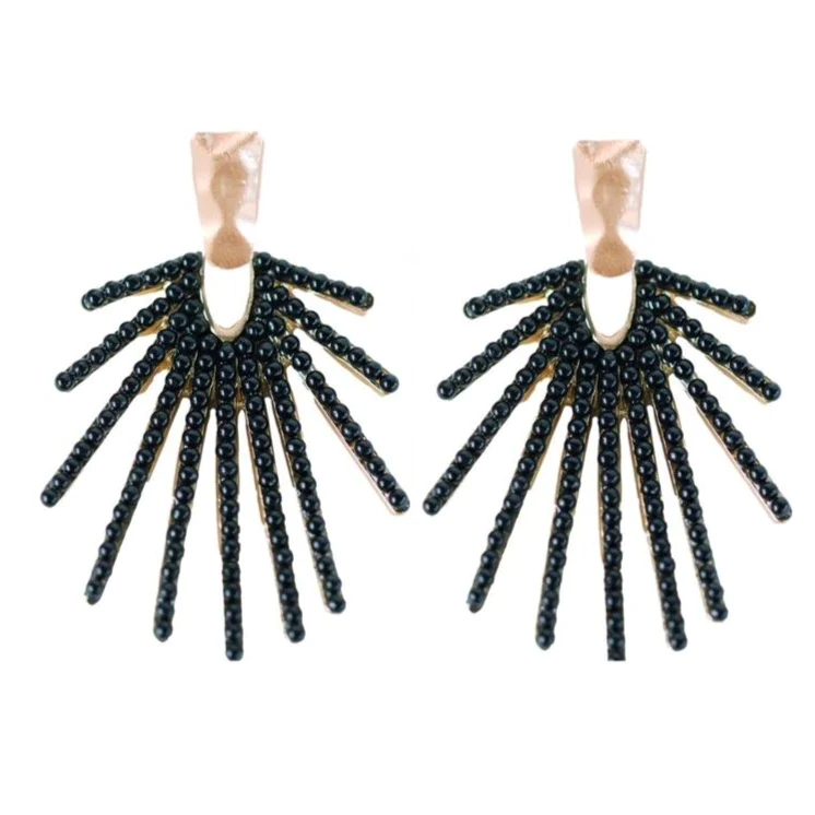 Image of Black Sunburst Drops