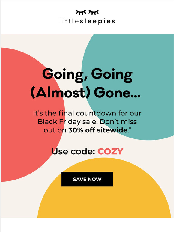 Little Sleepies Final Hours huge sitewide savings Milled