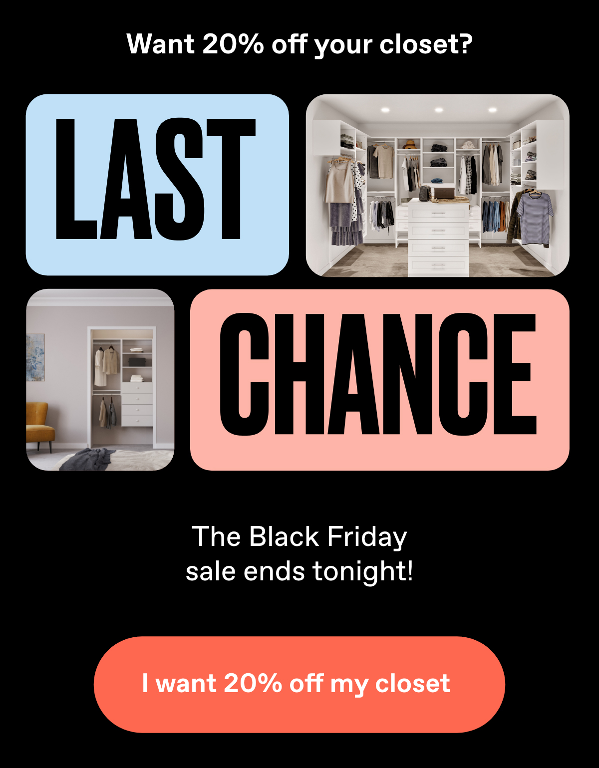 Modular Closets Closets are FLYING OFF THE SHELVES! Milled