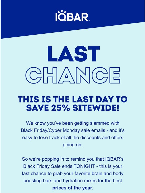 ‼️LAST CHANCE to get 25% off sitewide ‼️