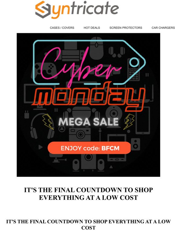 🖱️ Cyber Monday Sale Starts Now 🛒