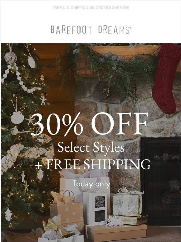 30% off PLUS Free Shipping Sitewide