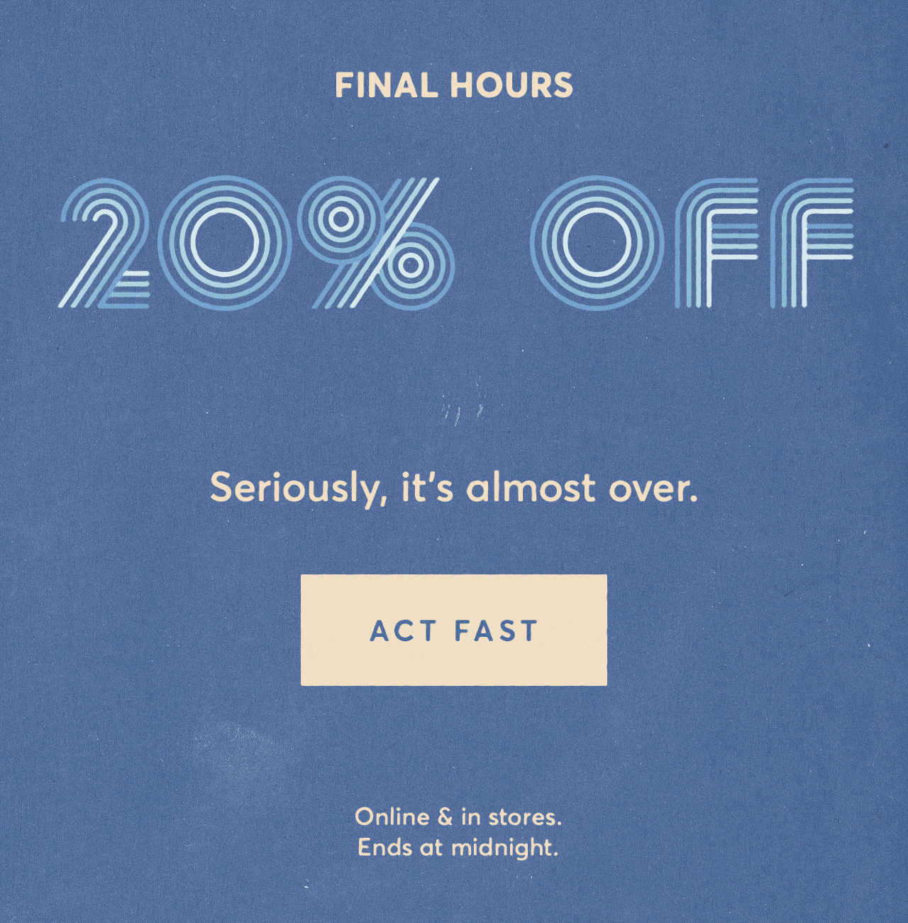 Marine Layer Last call for 20 off 200 (!) Milled