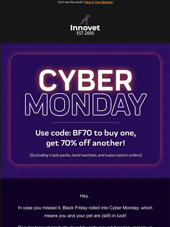 ], It’s The Best Monday EVER!  Preview text: Black Friday savings live to see another day - get in quick!