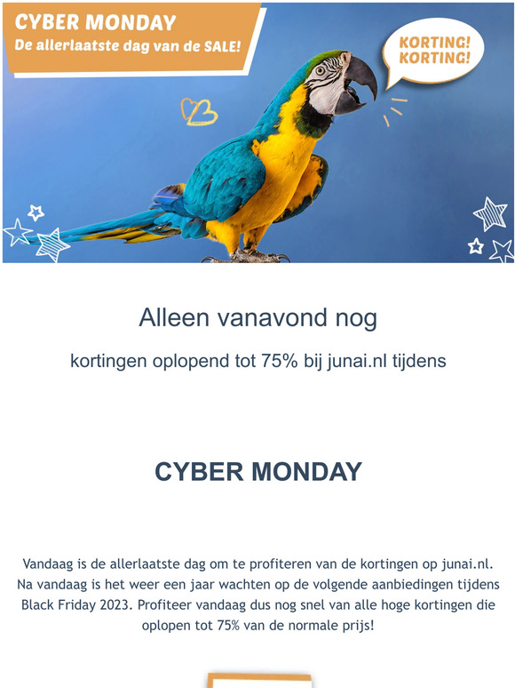 Laatste kans op korting: Cyber Monday!