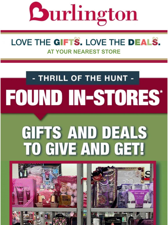 Burlington Why wait for shipping when you can get it TODAY Milled