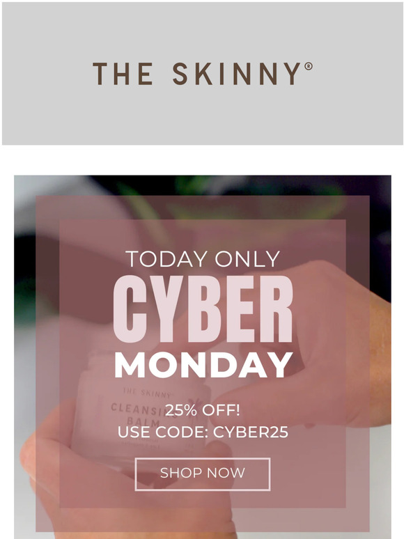 Cyber Monday Sale! 25% Off! 🎉