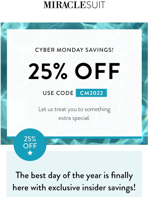 Starting now: 25% OFF in our CYBER MONDAY SALE!