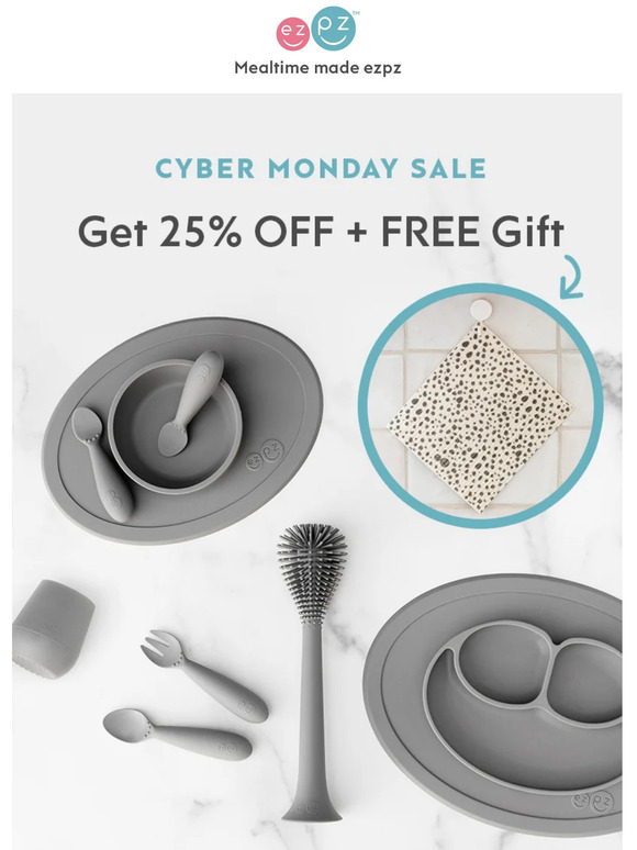LAST CHANCE: Get 25% Off + Free Gift for Cyber Monday!
