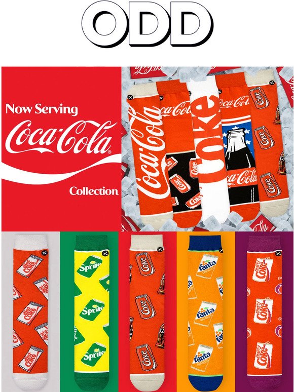 These NEW Coca-Cola Socks will Quench Your Thirst 🥤