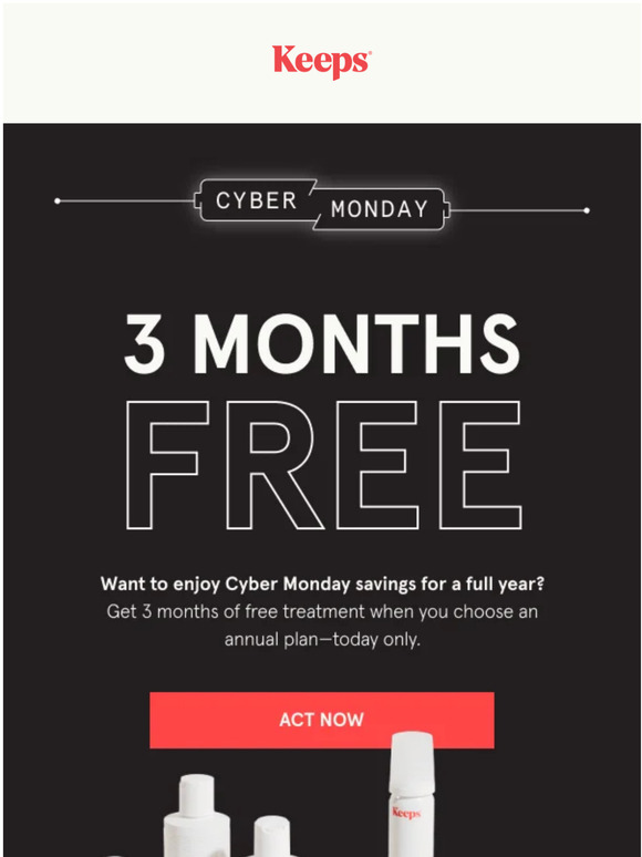 3 months… free?!