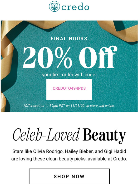 LAST CHANCE ⏰ 20% OFF just for Follain Friends!
