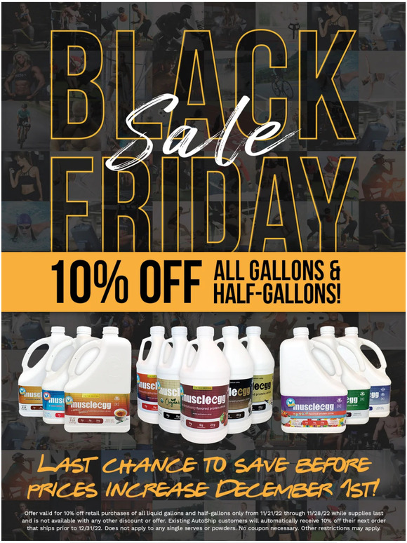 Last Call For MuscleEgg Savings!