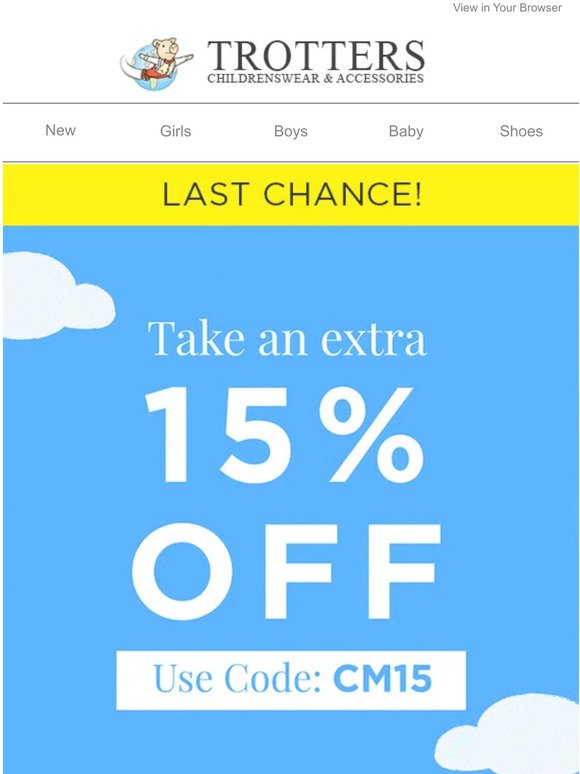 60% OFF + EXTRA 15! LAST Chance to Shop Cyber Monday Sale!