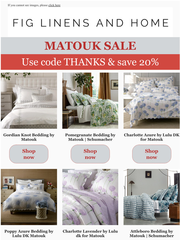 MATOUK SALE! Use Code THANKS & Save 20% on CYBER MONDAY