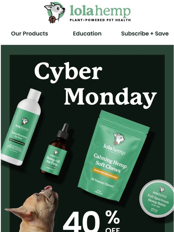⚡️ 40% OFF Best-in-class Pet Products ⚡️
