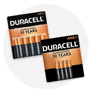 Two Packs of Free Batteries with $100+ order.