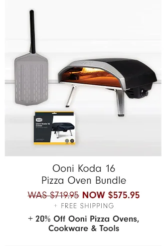 Ooni Koda 16 Pizza Oven Bundle - NOW $575.95 + Free Shipping + 20% Off Ooni Pizza Ovens, Cookware & Tools