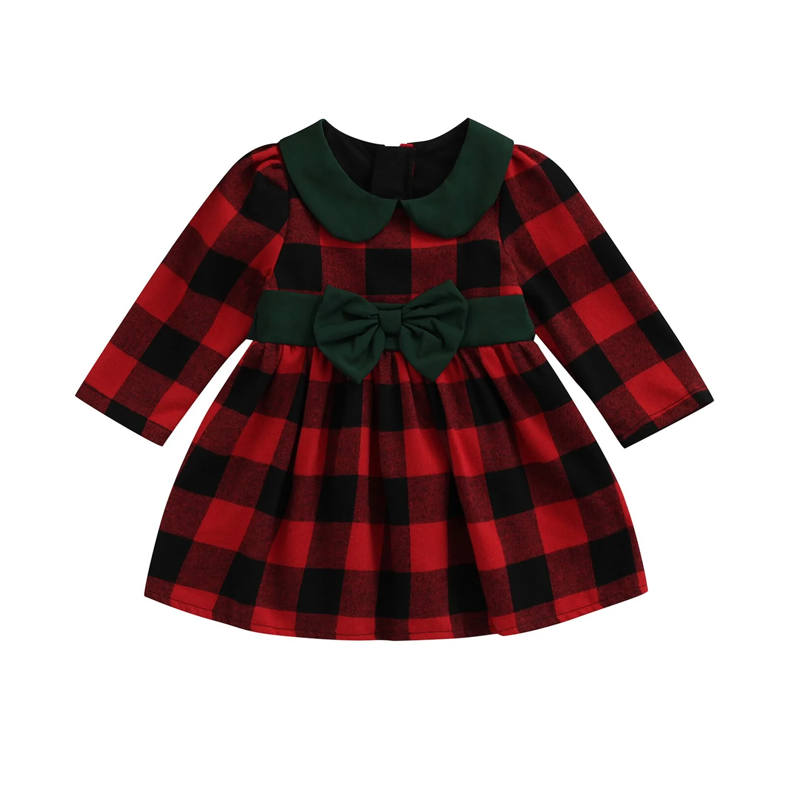 Image of Plaid Party Dress