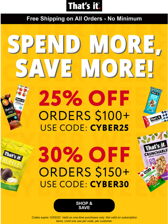Get up to 30% off this week! 🛒