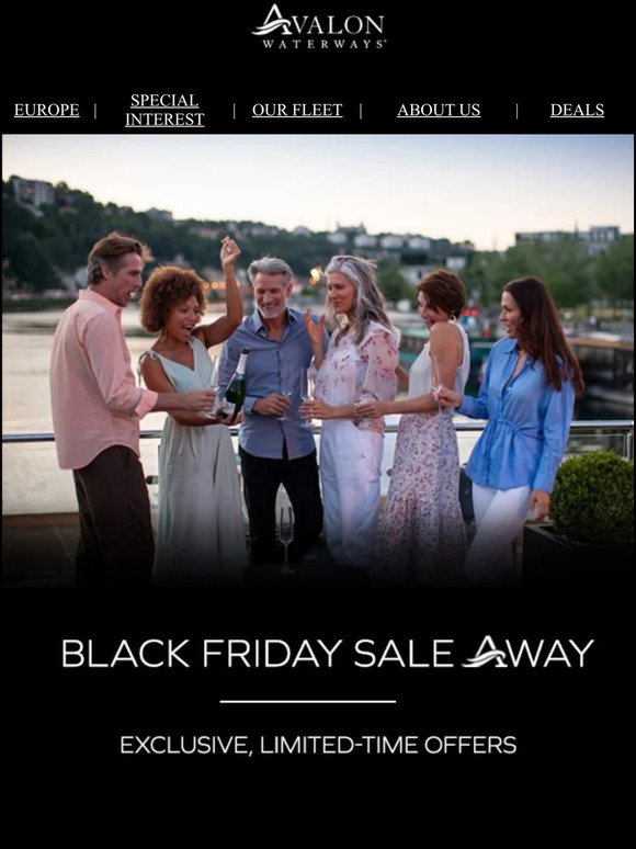 Black Friday Sale Sailing Away…