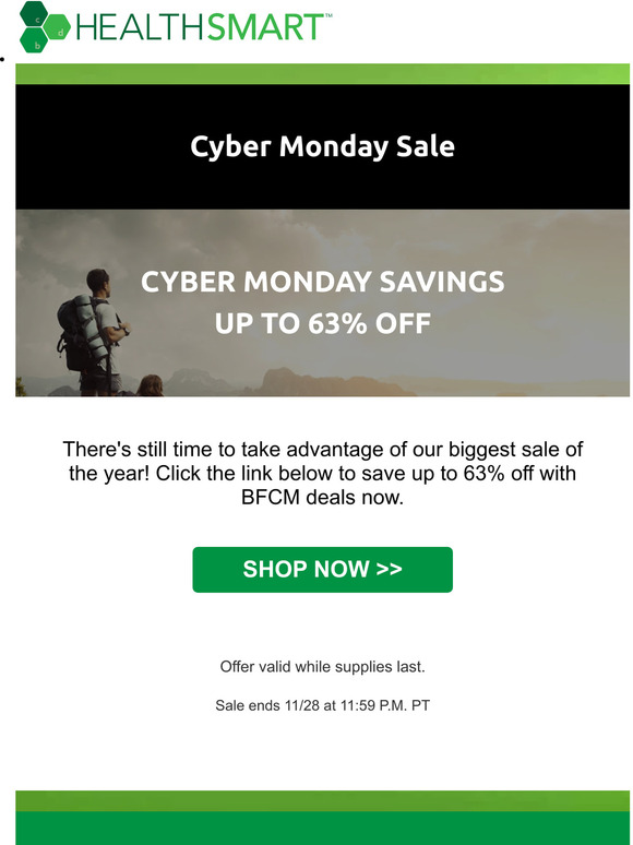 Cyber Monday Ends Soon /// Up To 63% Off!
