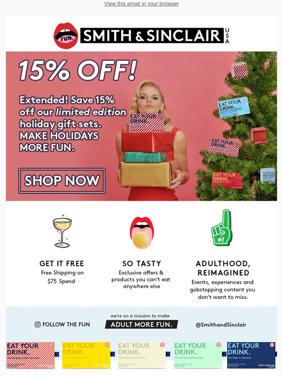 Extended! 15% Off Holiday Sets 🎅