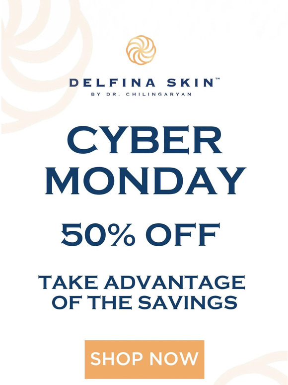 Get 50% Off Delfina Skin For Cyber Monday