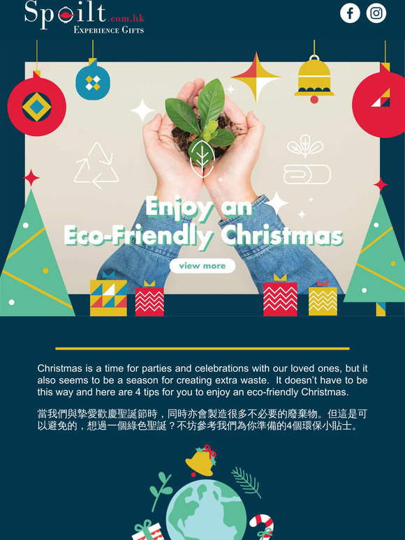 Enjoy an Eco-friendly Christmas!🌲