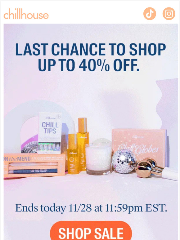 Our sale ends really soon 😢