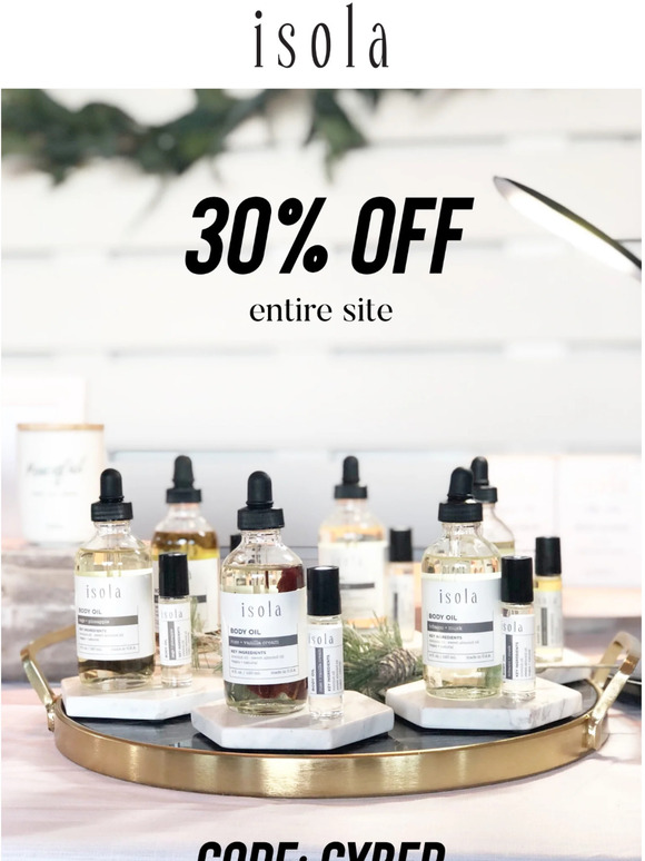 Cyber Monday // 30% Off