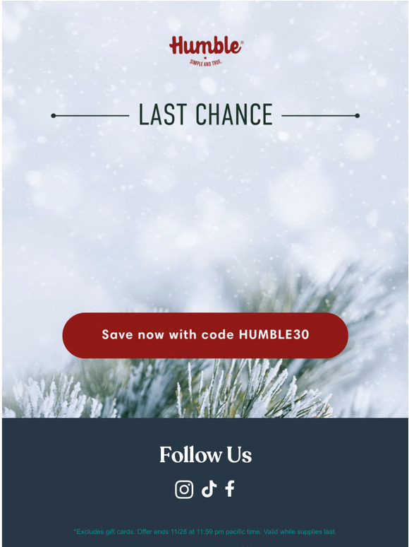 ⏰ Final Hours for 30% OFF