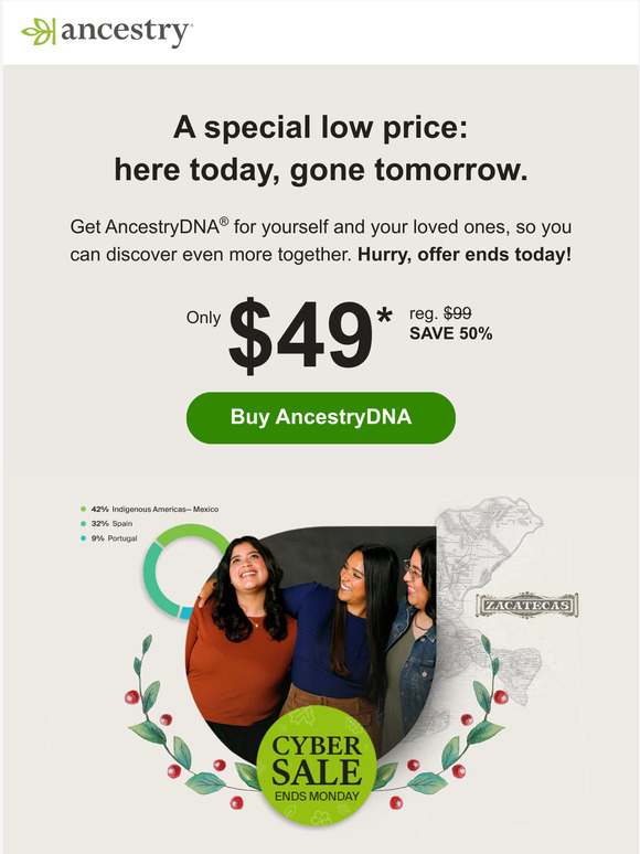 Cyber Sale ends today!