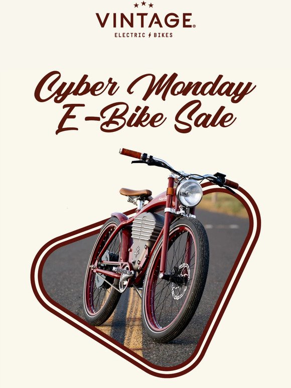 Cyber Monday Bike Sale!
