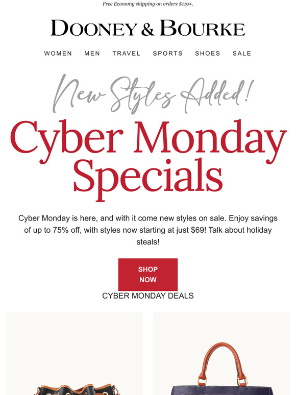 dooney and bourke cyber monday