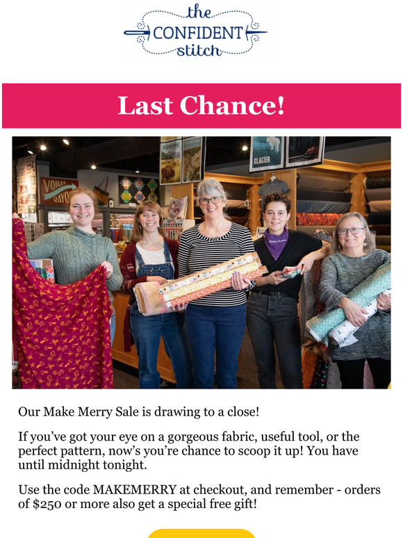 You have until midnight to save!