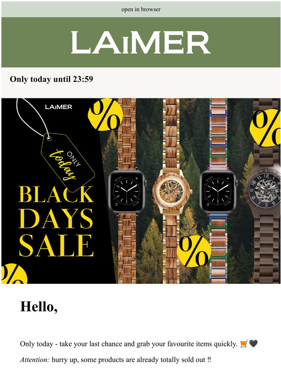 Only today: Deals up to -70% ‼️🖤