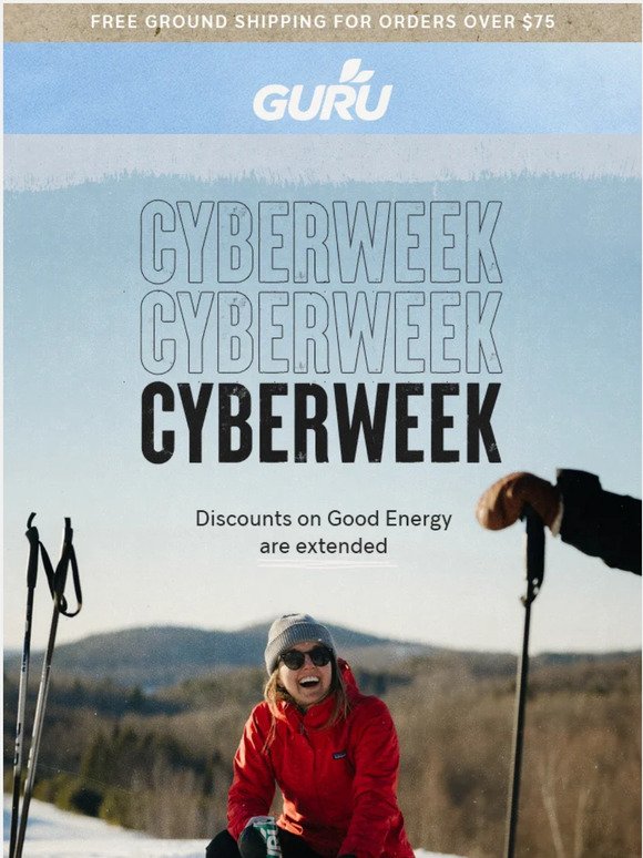 🚨 Cyber Week is here: -30% on selected products 🙌