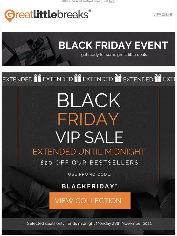 EXTENDED | Black Friday VIP Sale