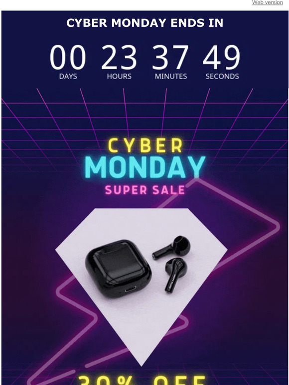 [30% OFF - Cyber Monday] Happiest Monday of them all!🕺💃