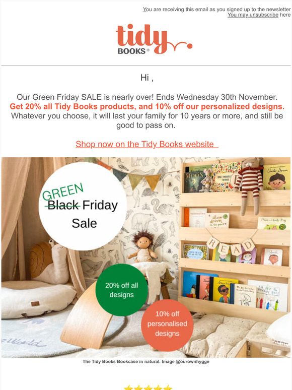 , Last chance for 20% off, 10% off personalized